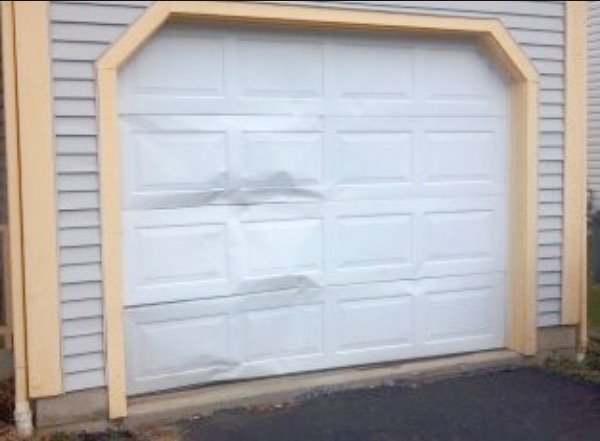 Garage Door Dent Repair Smart Choice, Dented Garage Door