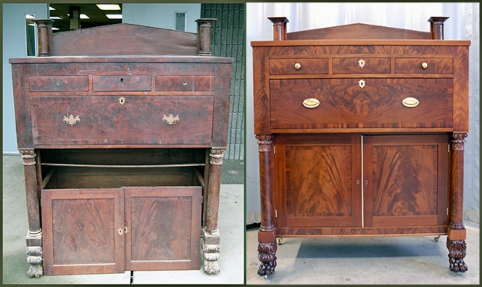 Старинная реставрация. Старая мебель. Старинная деревянная мебель. Восстанавливаем старую мебель. Преображение старой мебели.